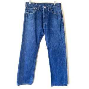 Levi's Classic 501 Blue Straight Leg Jeans